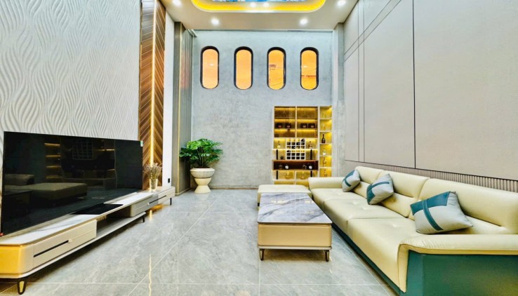 SIÊU PHẨM SMART HOME 5 TẦNG,  GÒ VẤ, CÓ THANG MÁY, XE HƠI NGỦ TRONG NHÀ. NHÀ MỚI ĐẸP KHÔNG TỲ VÉT. GIÁ CHỈ NHỈNH 10 TỶ
